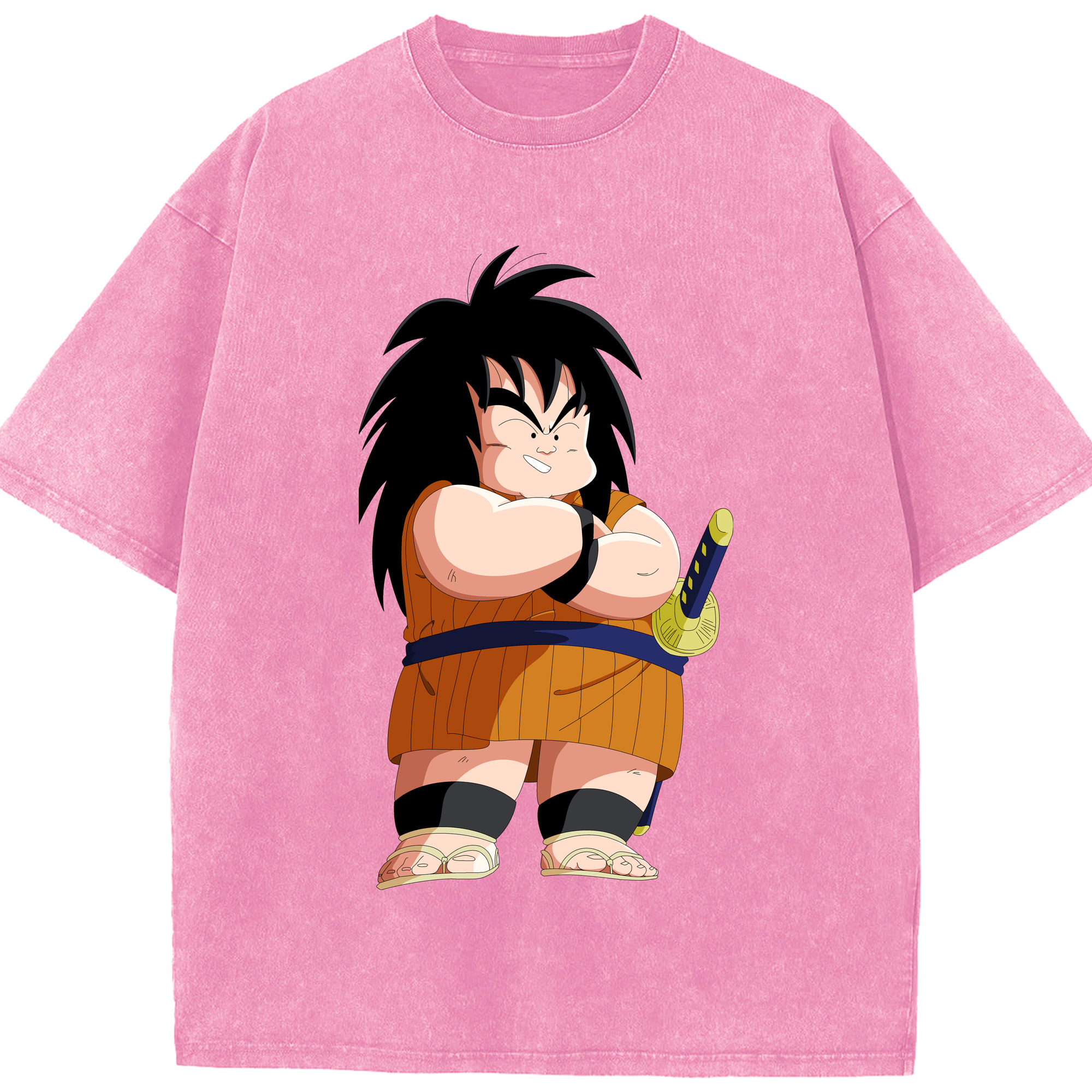 （画像用） ドラゴンボール やじろべえ DRAGON BALL Yajirobe 綿100% ヴィンテージ風 半袖Tシャツ（フロントプリント）